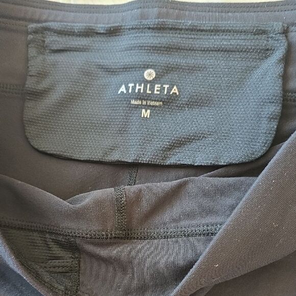 Athleta Black Leggings with Skirt Overlay - Picture 3 of 6